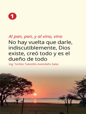 cover image of Al pan, pan, y al vino, vino 1